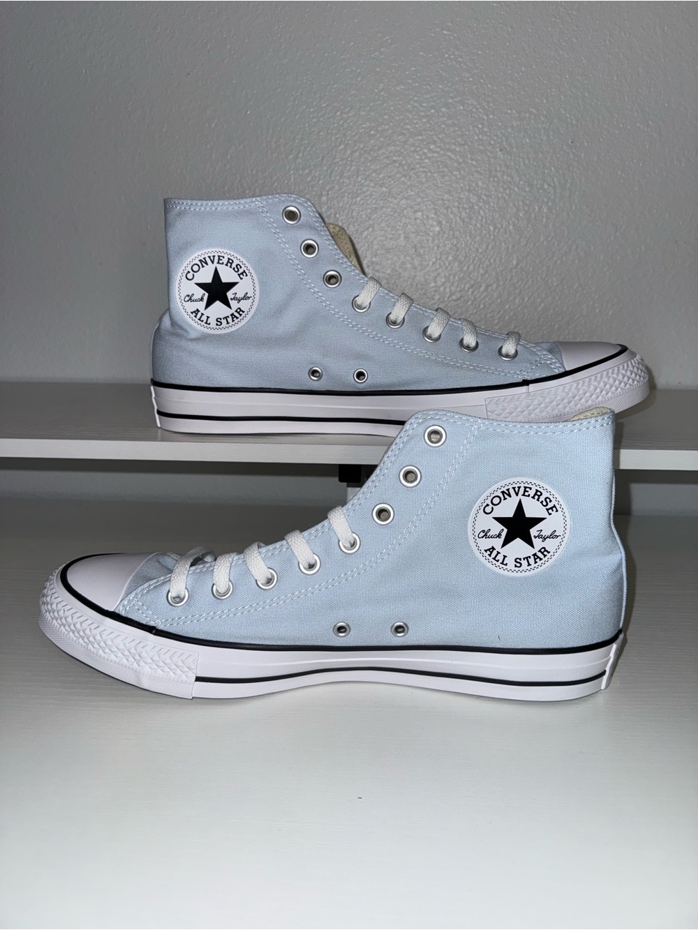 Converse Light Blue High Top Canvas Sneakers - Size 11M, 13W - BRAND NEW - Picture 2 of 16